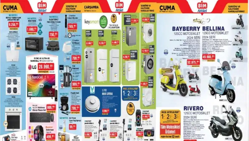 BİM'de Şaşırtan Fırsatlar: Robot Süpürge ve Motosiklet Satışa Çıkıyor!