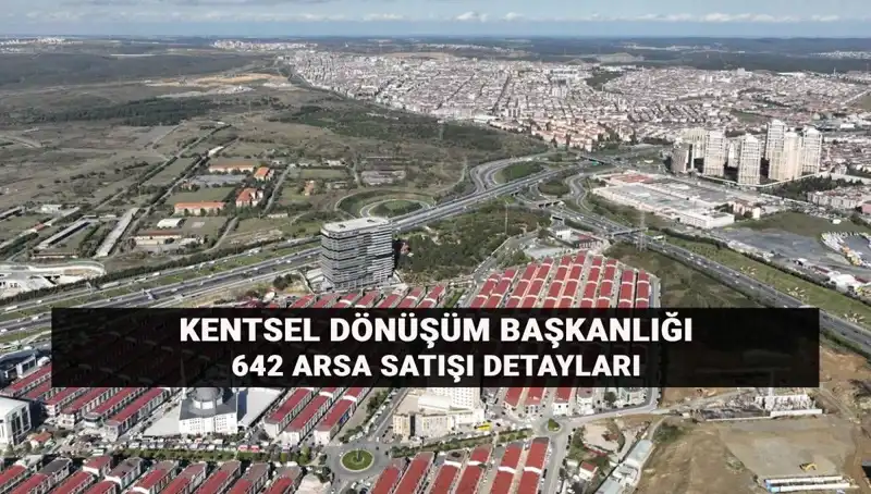 Kentsel Dönüşüm Başkanlığı'ndan Satışa Çıkan 642 Arsa: Detaylar ve Tarihler