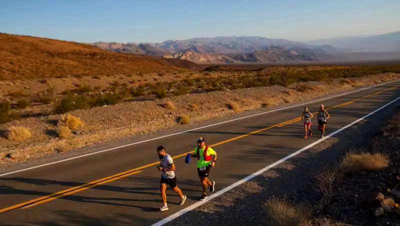 Ölüm Vadisi'nde Rekor Koşu: Dünyanın En Zor Maratonu Gerçekleşti