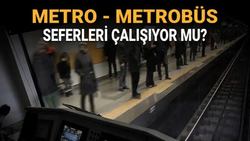 İstanbul'da Metrobüs ve Metro Seferleri: Bugün Çalışıyor mu, Kapalı mı?