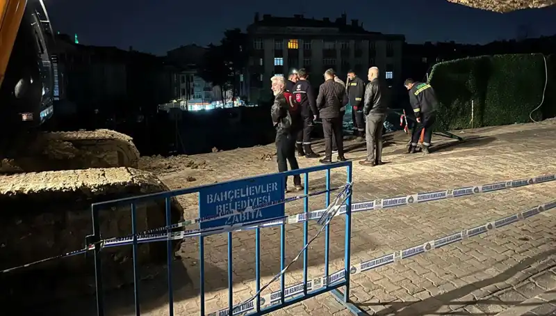 İstanbul'da İnşaat Çalışması Sırasında Yol Çöktü: İşte Detaylar