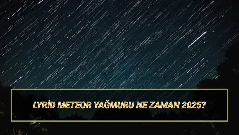 2025 Lyrid Meteor Yağmuru: Türkiye'den Görülmesi Beklenen Göz Alıcı Anlar