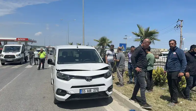 Samsun'da Bisiklet Sürücüsüne Aracın Çarpması Sonucu Üzücü Kaza