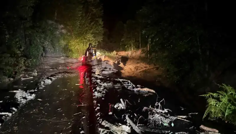 Rize'de Şiddetli Yağışlar, Sel ve Heyelanla Hayatı Olumsuz Etkiledi