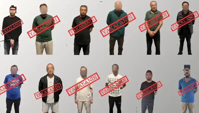 Kırmızı Bültenle Aranan 12 Kişi Yakalandı: Detaylar Ortaya Çıktı