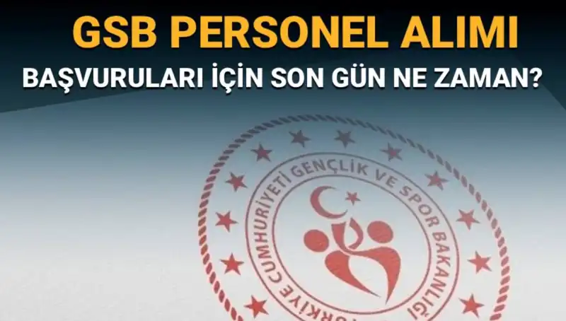Gençlik ve Spor Bakanlığı Personel Alımında Son Başvuru Tarihi Açıkladı